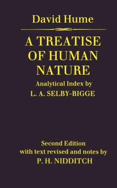 Treatise of Human Nature - David Hume - Bøger - Oxford University Press - 9780198245889 - 9. november 1978