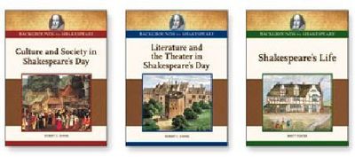 Cover for Robert C. Evans · Backgrounds to Shakespeare Set: Three Volumes (Hardcover Book) (2012)