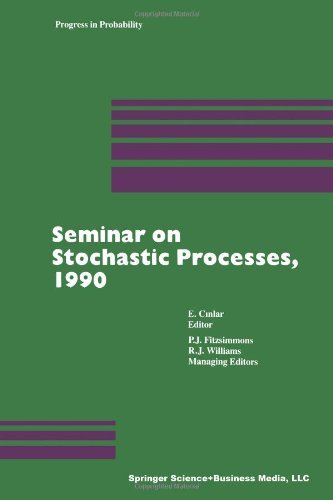 Cover for E. Cinlar · Seminar on Stochastic Processes - Progress in Probability (Paperback Book) [Softcover Reprint of the Original 1st Ed. 1991 edition] (1991)
