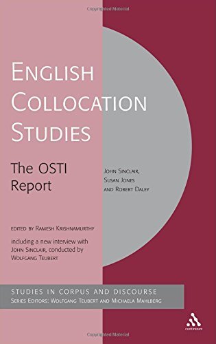 Cover for John Sinclair · English Collocation Studies: the Osti Report (Corpus and Discourse) (Gebundenes Buch) (2004)