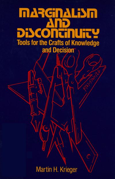 Cover for Martin H. Krieger · Marginalism and discontinuity (Book) (1989)