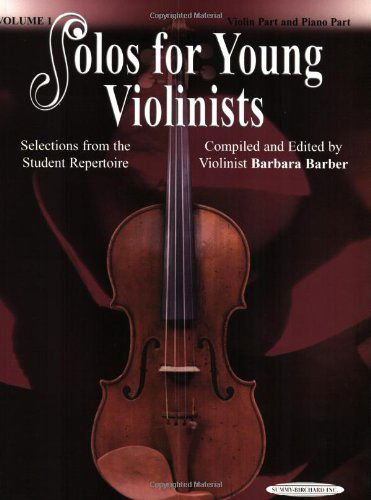 Cover for Barber · Suzuki solos for young violinist 1 (Bok) (1997)