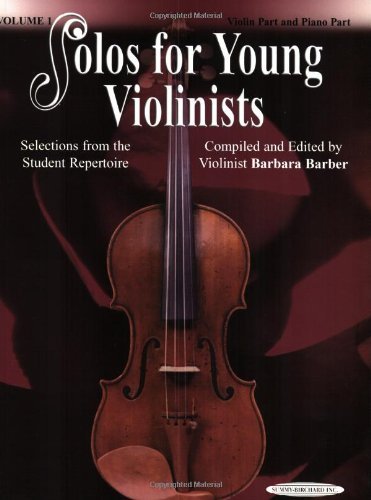 Cover for Barber · Suzuki solos for young violinist 1 (Book) (1997)
