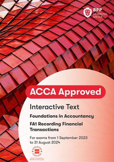 Cover for BPP Learning Media · FIA Recording Financial Transactions FA1: Interactive Text (Pocketbok) (2023)