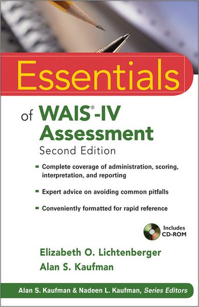 Cover for Lichtenberger, Elizabeth O. (Carlsbad, California) · Essentials of WAIS-IV Assessment - Essentials of Psychological Assessment (Paperback Book) (2012)