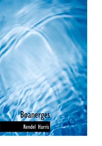 Cover for Rendel Harris · Boanerges (Gebundenes Buch) (2010)