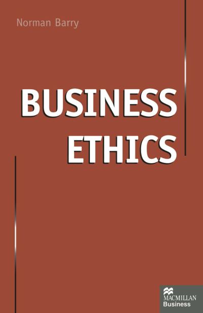 Cover for Norman Barry · Business Ethics (Paperback Book) [1st ed. 1998 edition] (1998)