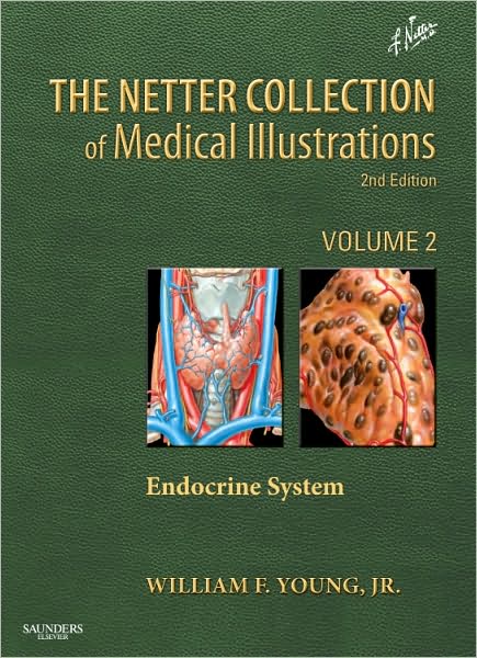 Cover for Young, William F. (Division of Endocrinology, Diabetes, Metabolism, and Nutrition, Tyson Family Endocrinology Clinical Professor; Professor of Medicine, Mayo Clinic College of Medicine, Rochester, Minnesota) · The Netter Collection of Medical Illustrations: The Endocrine System: Volume 2 - Netter Green Book Collection (Hardcover Book) (2011)