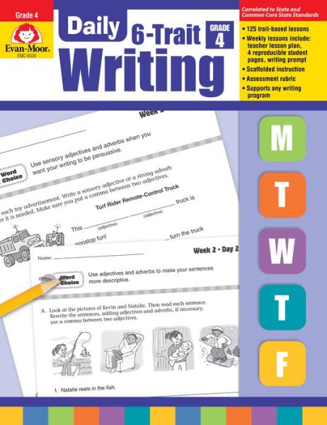 Cover for Evan-moor Educational Publishers · Daily 6-trait Writing, Grade 4 (Paperback Book) (2008)