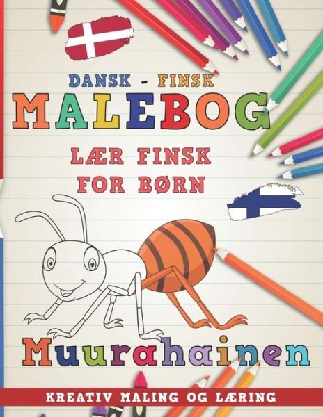 Cover for Nerdmediada · Malebog Dansk - Finsk I L (Pocketbok) (2018)
