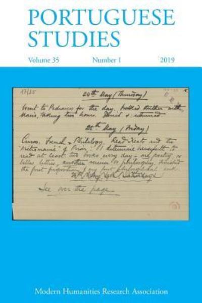 Portuguese Studies 35 - Paulo De Medeiros - Books - Modern Humanities Research Association - 9781781888889 - March 21, 2019