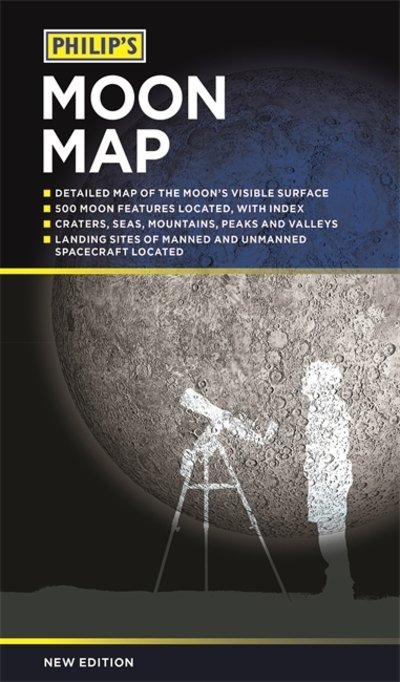Cover for Philip's Maps · Philip's Moon Map - Philip's Stargazing (Paperback Book) (2018)