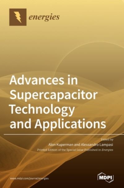 Cover for Advances in Supercapacitor Technology and Applications (Hardcover Book) (2020)