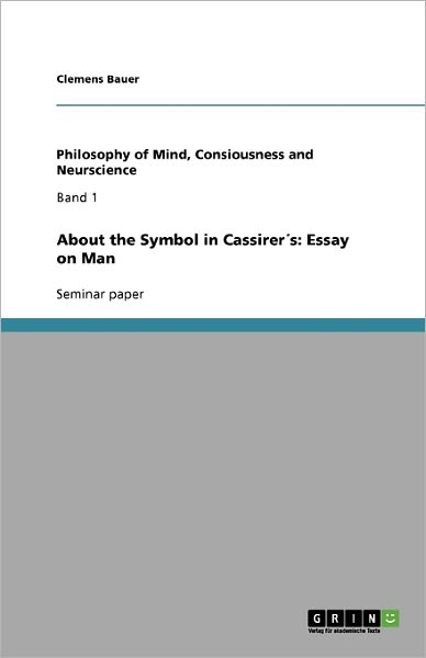 Cover for Bauer · About the Symbol in Cassirer s: E (Book) (2013)