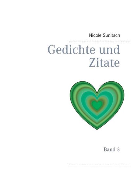 Cover for Sunitsch · Gedichte und Zitate (Book) (2017)