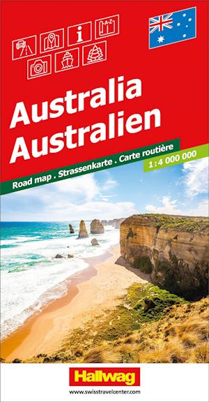 Cover for Australia - Road maps (Map) (2024)