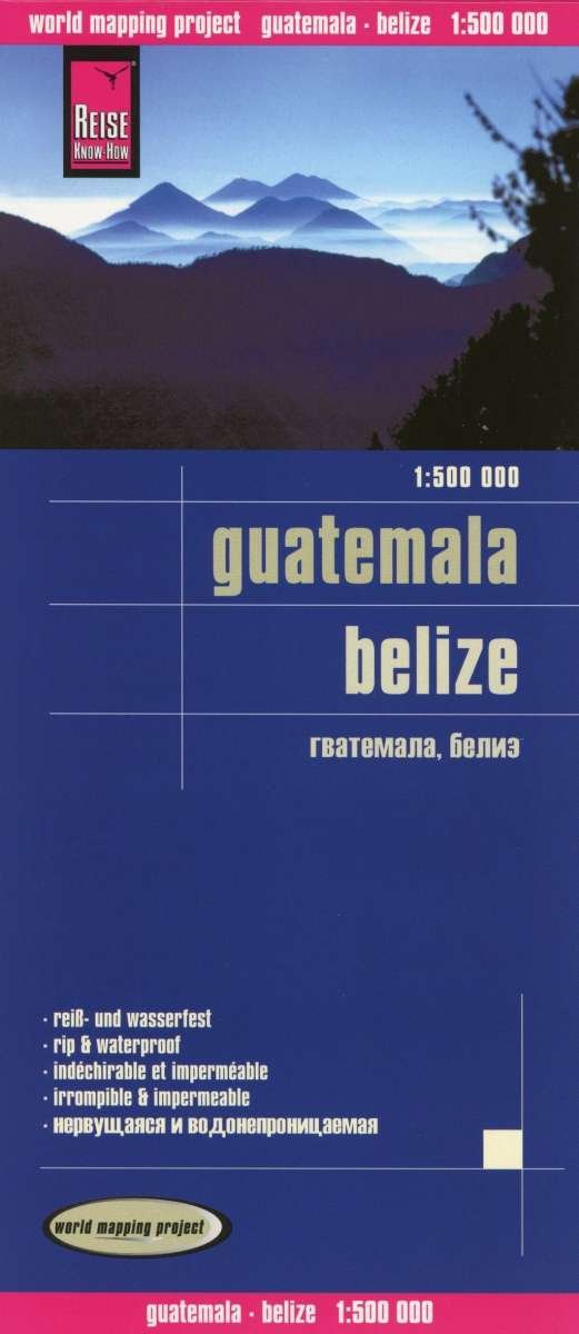 Cover for Reise Know-How · World Mapping Project: Guatemala &amp; Belize (Inbunden Bok) (2018)