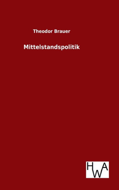 Cover for Theodor Brauer · Mittelstandspolitik (Gebundenes Buch) (2015)