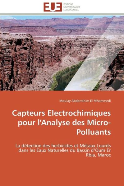 Cover for Moulay Abderrahim El Mhammedi · Capteurs Electrochimiques Pour L'analyse Des Micro-polluants: La Détection Des Herbicides et Métaux Lourds Dans Les Eaux Naturelles Du Bassin  D'oum er Rbia, Maroc (Paperback Book) [French edition] (2018)