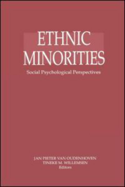 Cover for Oudenhoven, &amp; Wi · Ethnic Minorities (Gebundenes Buch) (1989)