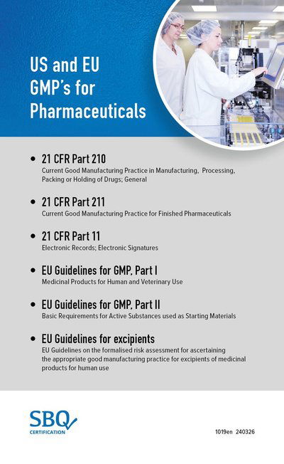 US and EU GMP's  for pharmaceuticals (Multi GMP booklet) - Anna Lundén - Książki - Hoi Publishing AB - 9789189547889 - 30 kwietnia 2024