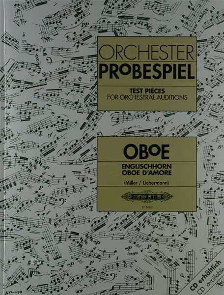 Cover for Vojislav Miller-Winfried Liebermann · Test Pieces for Orchestral Auditions: Oboe, Cor Anglais, Oboe d'amore (Partitur) (2001)