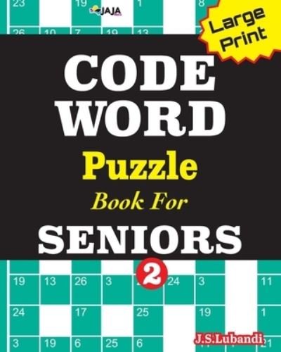 Cover for Jaja Media · CODEWORD Puzzle Book For SENIORS; Vol.2 (Pocketbok) (2020)