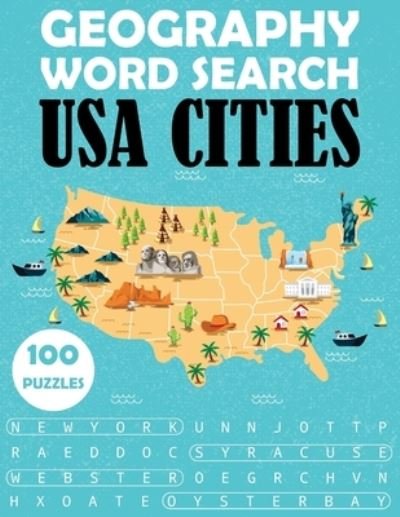 Cover for As Publishing · Geography Word Search - USA Cities (Paperback Book) (2021)