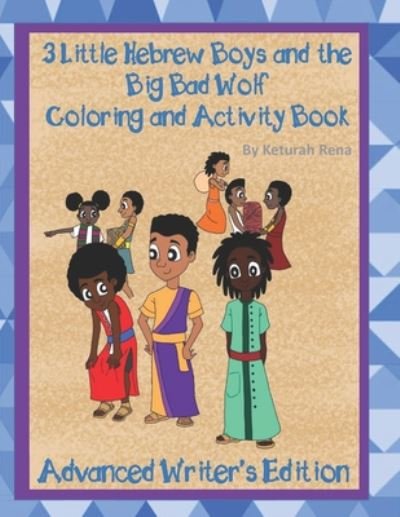 Cover for Tajha Alston · 3 Little Hebrew Boys and the Big Bad Wolf Coloring and Activity Book (Taschenbuch) (2020)