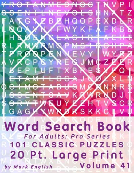 Cover for Mark English · Word Search Book For Adults (Paperback Book) (2020)