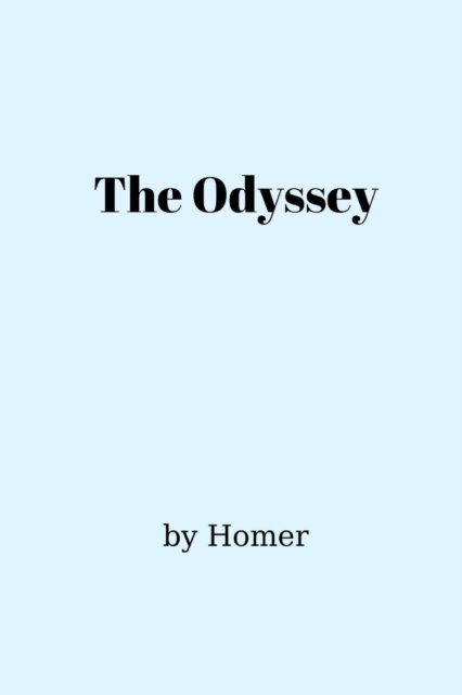 Cover for Homer · The Odyssey (Paperback Bog) (2021)