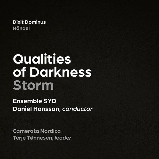 Qualities of Darkness - Tonnesen / Ensemble Syd / Nordica - Musik - swedish society - 0822359002890 - 18. August 2023