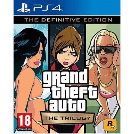 Cover for PS4 Software · GTA  Trilogy  PS-4  AT Definitive Edition (PS4) (2021)