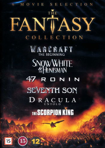 Cover for The Fantasy Collection · Warcraft - The Beginning / Snow White &amp; The Huntsman / 47 Ronin / Seventh Son / Dracula Untold / The Scorpion King (DVD) (2017)