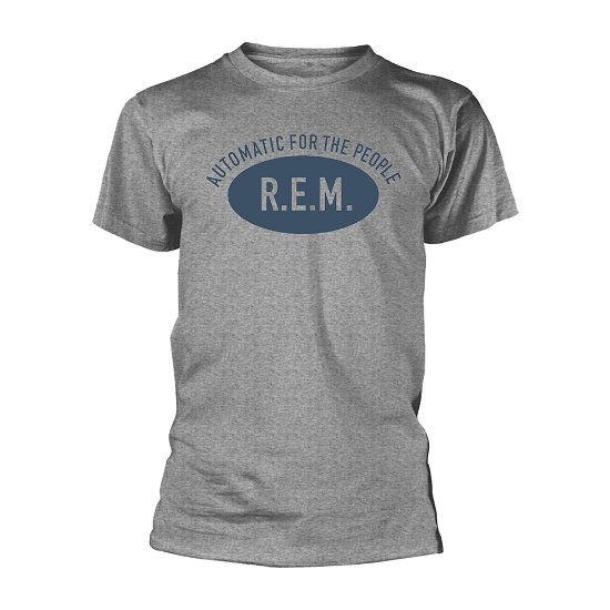 R.e.m. · R.E.M. Unisex T-Shirt: Automatic (Back Print) (T-shirt) [size M] [Grey - Unisex edition] (2018)