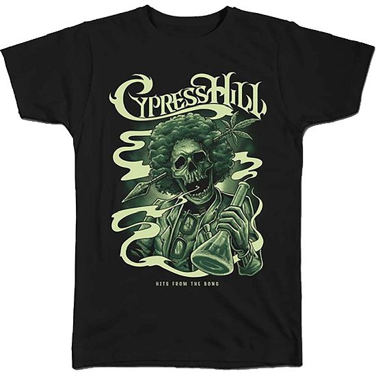 Cypress Hill Unisex T-Shirt: Skull Bong - Cypress Hill - Fanituote -  - 5056187766890 - 
