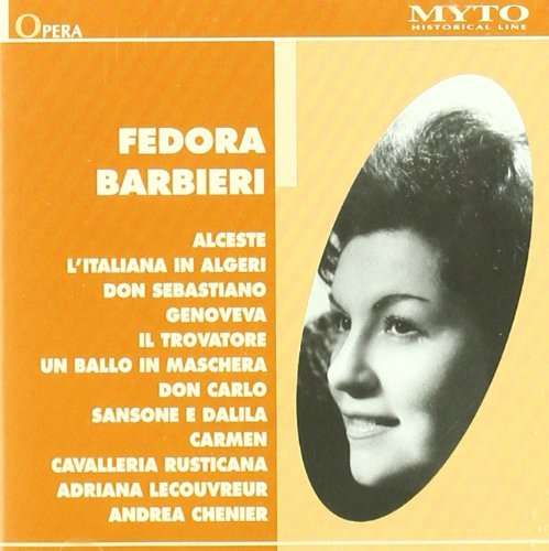 Cover for Fedora Barbieri · Recital (CD) (2004)