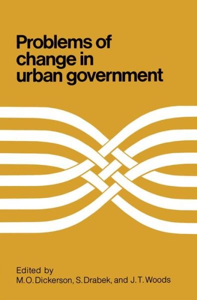 Cover for Problems of Change in Urban Government (Paperback Book) (1980)