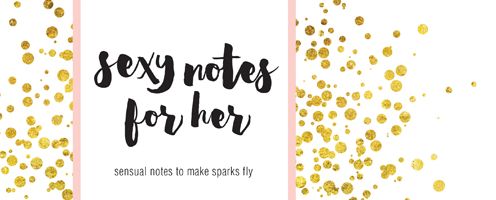 Cover for Sourcebooks · Sexy Notes for Her: Sensual Notes to Make Sparks Fly - Sealed with a Kiss (Paperback Book) (2015)