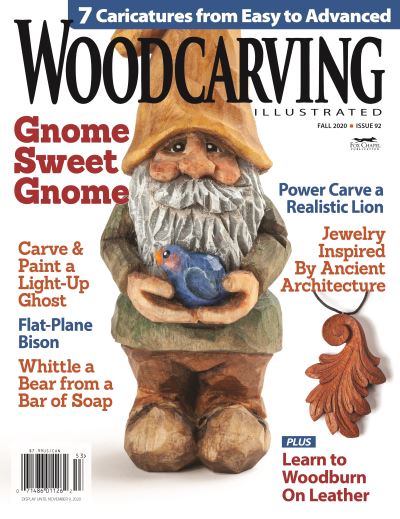 Cover for Editors of Woodcarving Illustrated · Woodcarving Illustrated Issue 92 Fall 2020 (Book) (2020)