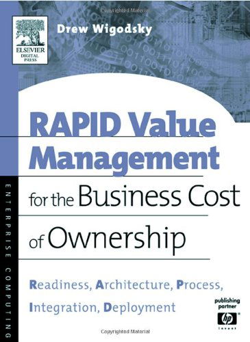 Cover for Andrew Wigodsky · RAPID Value Management for the Business Cost of Ownership: Readiness, Architecture, Process, Integration, Deployment - HP Technologies (Paperback Book) (2003)