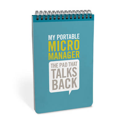 Cover for Knock Knock · Portable Micromanager Personality Pad: The Pad That Talks to You! - Personality Pads (Stationery) (2015)