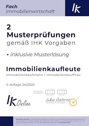 Cover for Lukas Juntorius · IK Musterprüfungen für Immobilienkaufleute Fach Immobilienwirtschaft (Paperback Book) (2021)