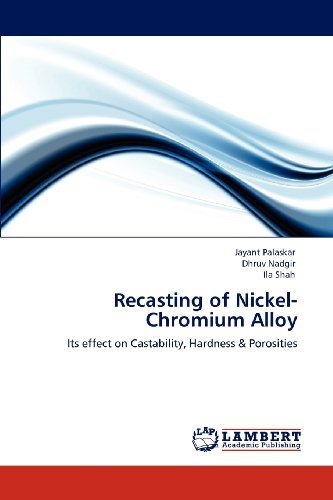 Recasting of Nickel-chromium Alloy: Its Effect on Castability, Hardness & Porosities - Ila Shah - Bøger - LAP LAMBERT Academic Publishing - 9783848419890 - 27. april 2012