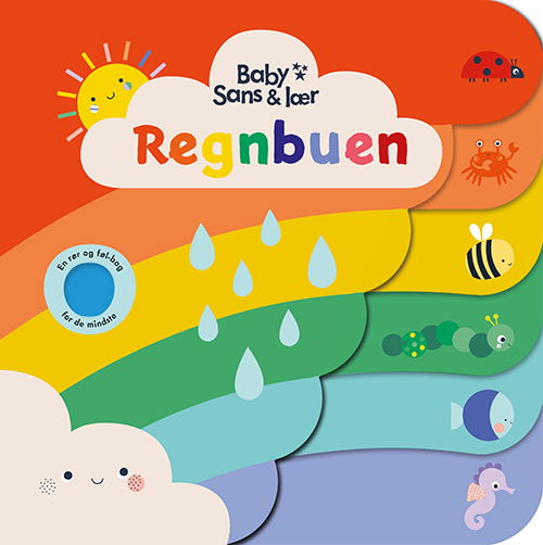 Cover for Baby – Sans og lær: Baby – Sans og lær – Regnbuen (Papbog) [1. udgave] (2022)