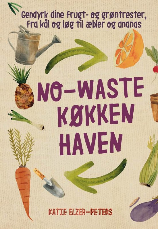 Cover for Katie Eller-Peters · No-waste køkkenhaven (Indbundet Bog) [1. udgave] (2020)