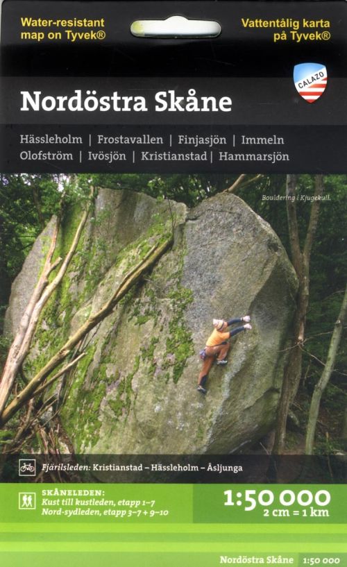 Cover for Calazo · Nordostra Skane - Hiking map (Landkart) (2023)