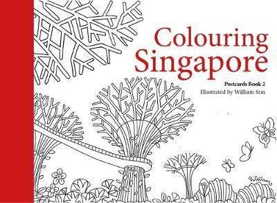 Cover for William Sim · Colouring Singapore Postcards: Book 2 - The Singapore Colouring Postcards Series (Paperback Book) (2018)