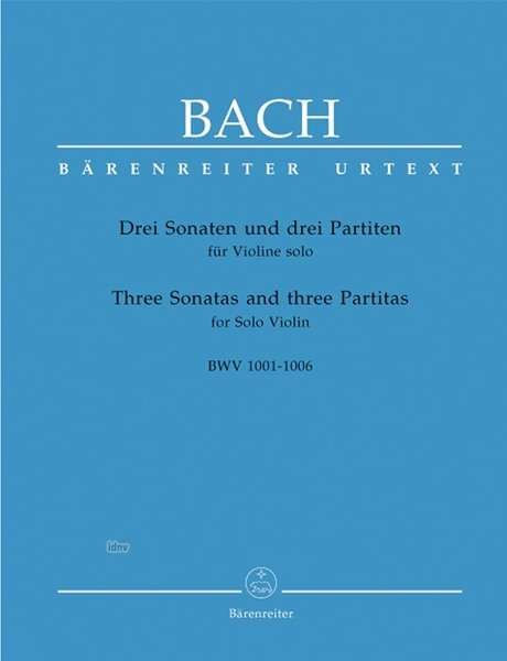 Cover for JS Bach · Sonaten u.Part.1001ff,Vl.BA5116 (Bog)
