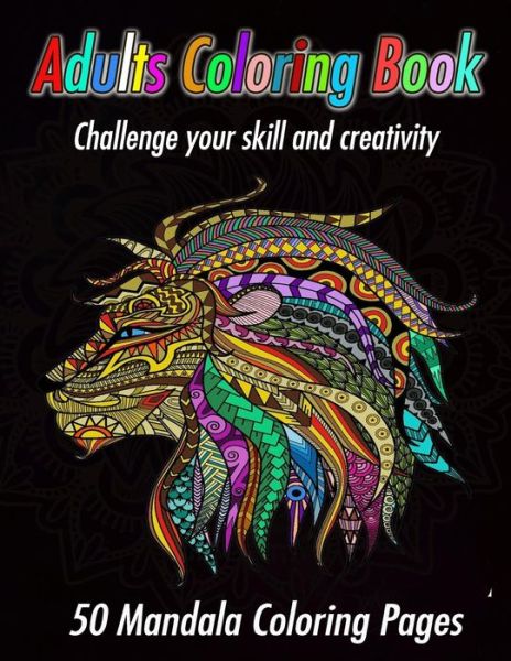 Cover for Animal Mandala Coloring · Adults mandala coloring book (Paperback Book) (2020)